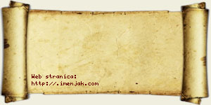 Miljana Nikolendžić vizit kartica